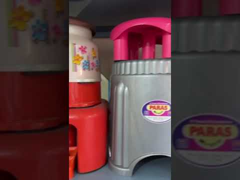 Paras pink unbreakable round printed stool