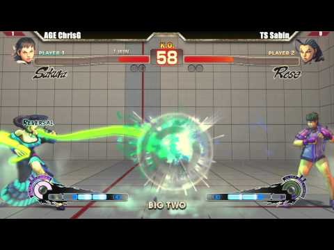 SSF4 AE2012 AGE ChrisG vs TS Sabin - Big Two #58 Tournament