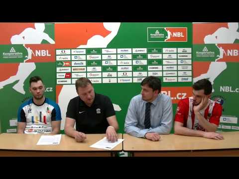 Tisková konference: BC GEOSAN Kolín - BK JIP Pardubice 14. 2. 2018