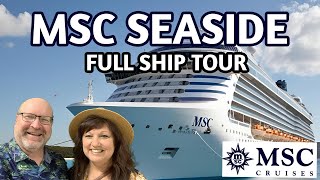 MSC Seaside Full Ship Tour - Stunning Cruise Walkthrough