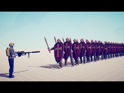 AWP BULLET vs UNITS - Totally Accurate Battle Simulator TABS