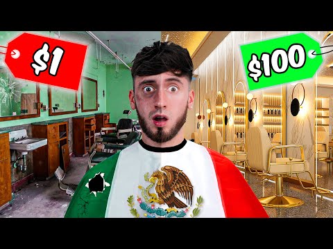 I Survived $1 Haircut VS $100 Haircut In Mexico!