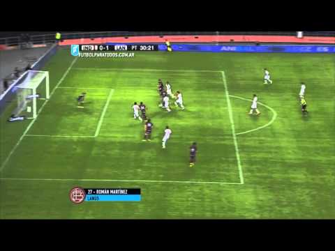 Gol de R.Martínez. Independiente 0 - Lanús 1. 8vos de final. Copa Argentina 2015. FPT