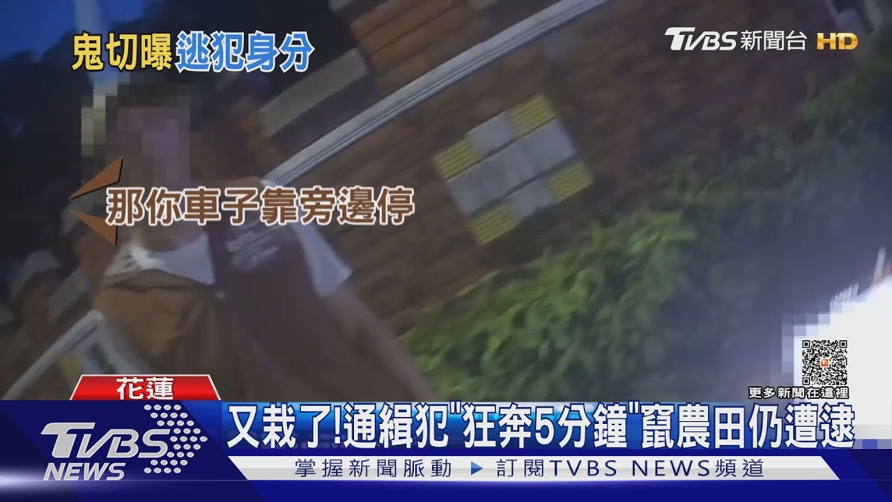 又栽了!通緝犯「狂奔5分鐘」 竄農田仍遭逮