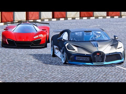 Bugatti Divo vs Ferrari Xezri Concept - Highlands