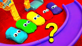 Play Doh Cars Guessing Game! Guess Who's Hiding! Disney Cars Hide n Seek Toy Learning Game FluffyJet