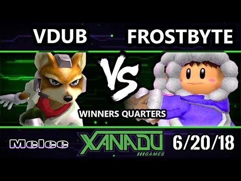 S@X 255 SSBM - Vdub (Fox) Vs. Frostbyte (Ice Climbers) - Smash Melee Winners Quarters