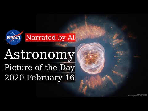 APOD: 2020-02-16 - NGC 2392: Double-Shelled Planetary Nebula (Narrated by Brian)