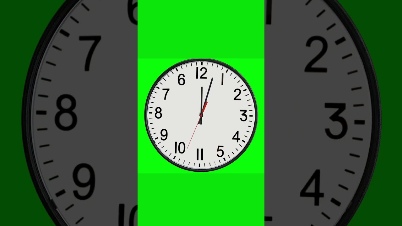 Clock green screen #clockgreenscreen #clock #SHORTS