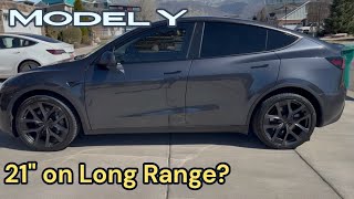 2026 Tesla Model Y Performance Wheels On Long Range AWD W/ Larger Tires!