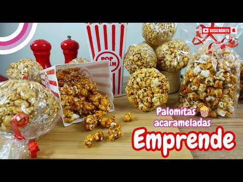 COMO HACER LAS MEJORES PALOMITAS ACARAMELADAS | GENERA INGRESOS RAPIDAMENTE | @SABORESVENEZOLANOS