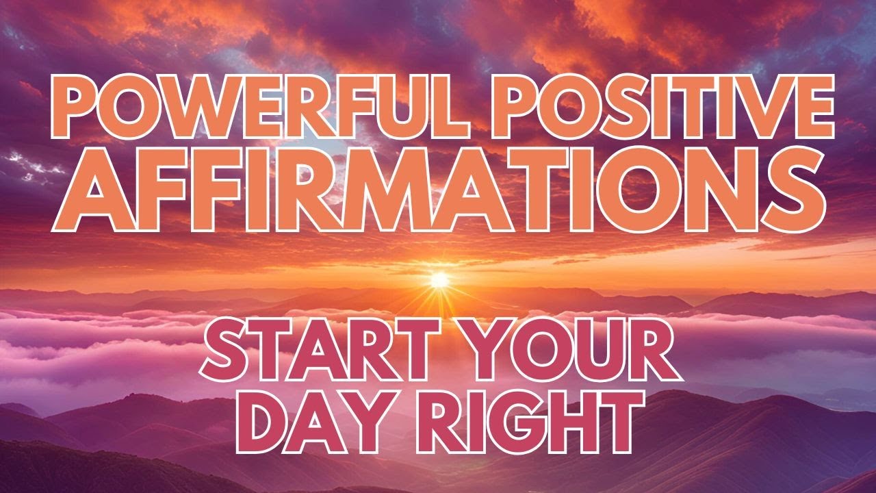 Positive MORNING GRATITUDE affirmations✨ Start Your Day with PURPOSE (affirmations said once)