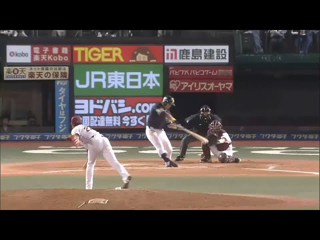 【8回表】ホークス・中村晃 連敗脱出の勝ち越しタイムリーヒット!! 2015/10/4 E-H
