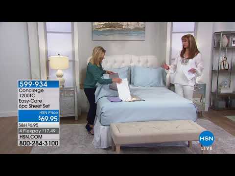 HSN | Concierge Collection Bedding 05.03.2018 - 11 PM