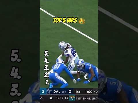 Top 5 WRs in the NFL ✅