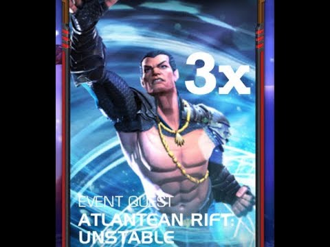 3X Epic Unstable Atlantean Rifts | Marvel Contest of Champions