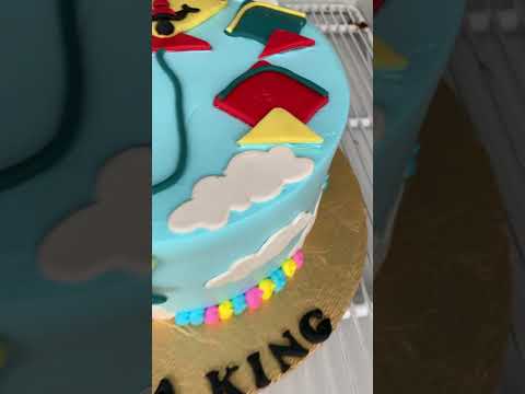 Kite cake l Basant 2024 cake l Dil hoa bo kata