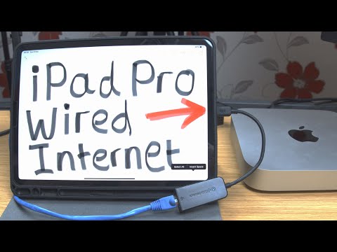 How to use wired internet on iPad Pro 2020 - USB C to Ethernet Adapter