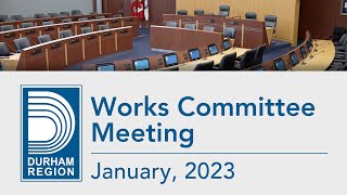 Works Committee Meeting - January 11, 2023