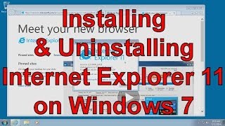 Installing & Uninstalling Internet Explorer 11 (IE11) on Windows 7