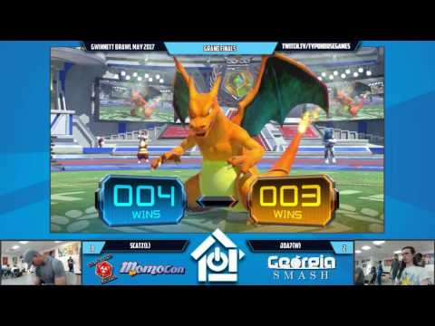 Gwinnett Brawl may 2017 - Scatz ( ) vs JDA7 ( ) -  Pokken  Grand Finals