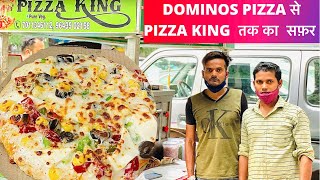 TWO BROTHERS SELLING DELICIOUS PIZZA ROADSIDE | पहले DOMINOS में करते थे JOB | STREET FOOD INDIA