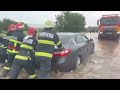 Mai Multe Autoturisme Blocate De O Viitură Pe DN 22D Tulcea Brăila La Ieșire Din Localitatea Hori