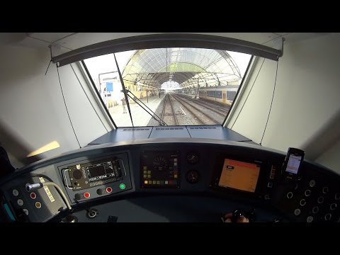 Train Driver's POV slt Amsterdam - Lelystad - Zwolle 2016