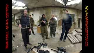 preview picture of video 'Paintball aréna Ostrov 8.12.2012'