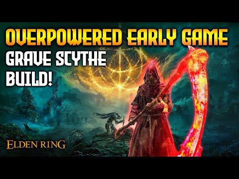 Early Game OP Grave Scythe/Strength Bleed Build & Guide! (Elden Ring 1.10)