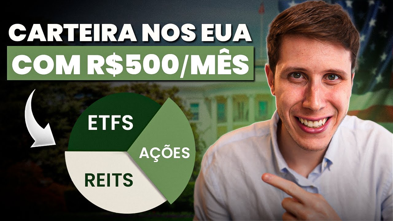 How to set up a portfolio in the US with 500 reais per month