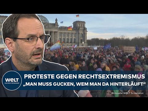Video Thumbnail: DEUTSCHLAND: Massenproteste gegen Rechtsextremismus und Aufstieg der AfD