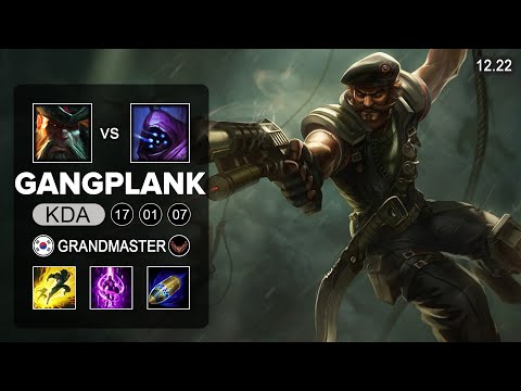 Gangplank vs Jax Top - KR Grandmaster - Patch 12.22 Seaosn 12