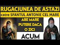 Asculta Rugaciunea Facatoare De Minuni A Sfantului Antonie Cel Mare