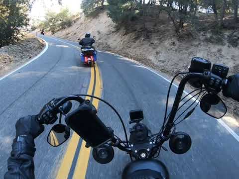 Harley ride from Lancaster ca to big bear ca ( 247 cafe )