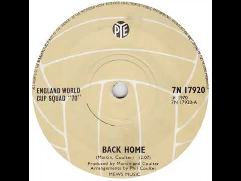 UK New Entry 1970 (74) England World Cup Squad "70" - Back Home