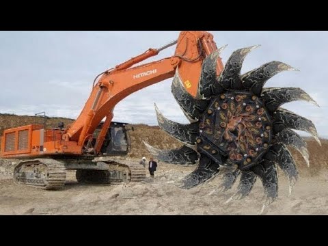 , title : 'Dangerous biggest heavy equipment excavator destroys everything! Powerful demolition crusher machine'
