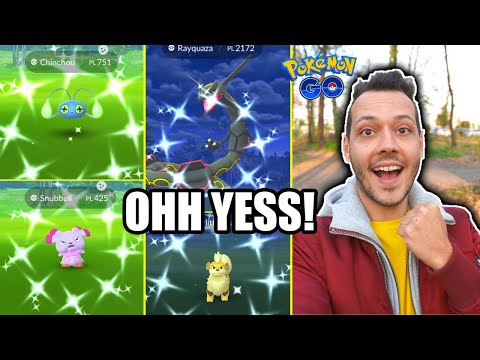 IL RISCATTO! HO CATTURATO RAYQUAZA SHINY - Pokémon GO ITA