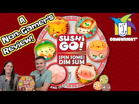 Sushi Go! Spin Some For Dim Sum - A Non-Gamer's Review! | @gamewright #boardgames