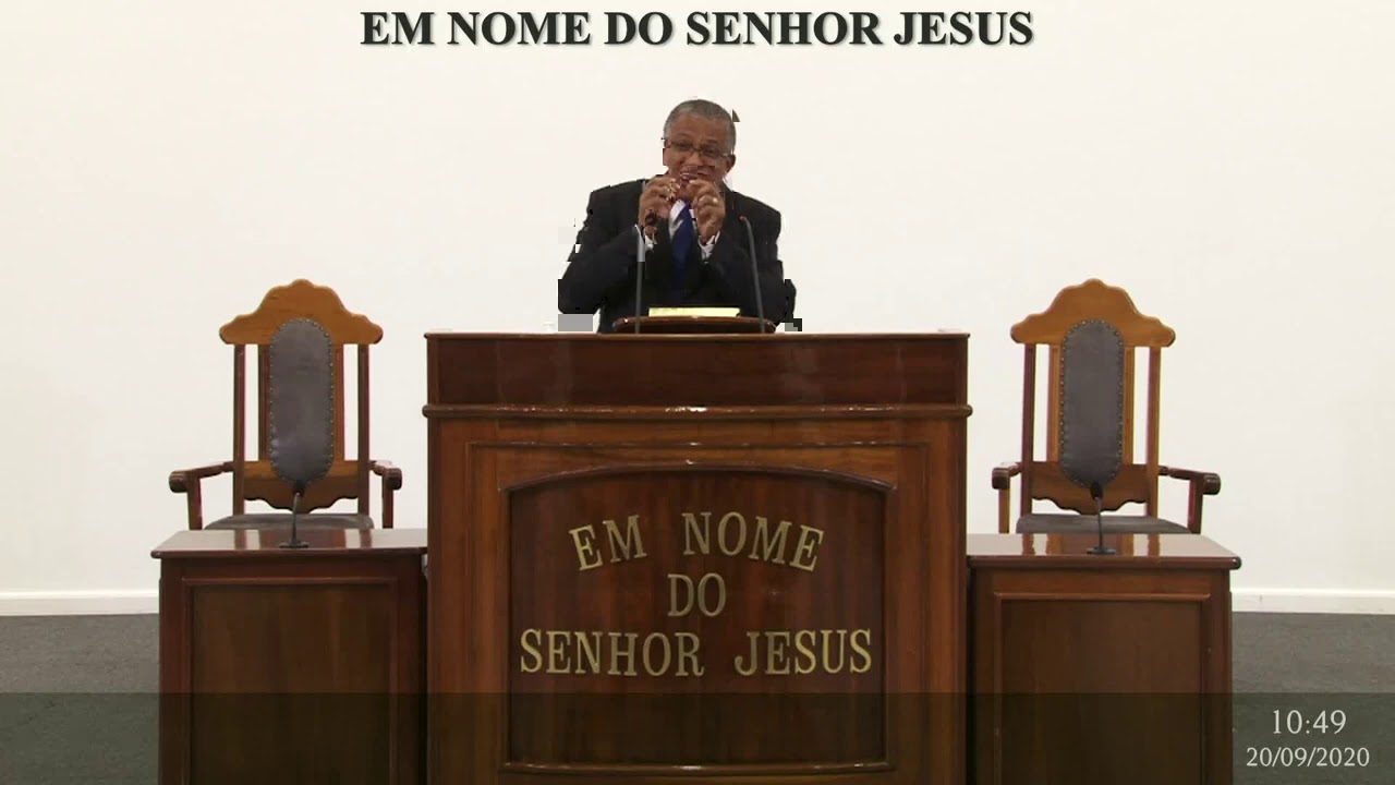 PALAVRA - CULTO ONLINE CCB  - 20/09/2020 10:00 - Mateus 13:24