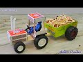 How To Make Matchbox Tractor With Trolley At Home II DIY Matchbox Tractor II Ashton Creative