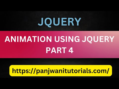 Animation Using Jquery Part 4 | Hindi