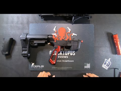 Tyrant Designs CNC Concept One Grip Installation and review on a Foxtrot Mike FM-9 AR9 Platform