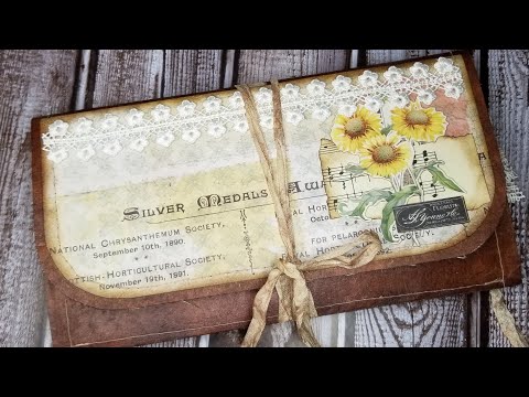 Part 1: Wallet Style Journal / Traveler's Notebook from Upcycled Soda Can Box