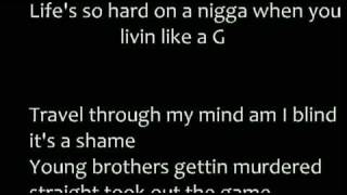 2Pac - Life&#39;s So Hard (Lyrics)