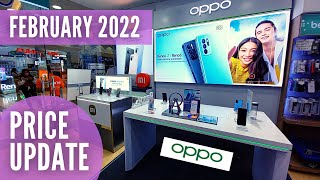 OPPO PRICE LIST UPDATE February 2022