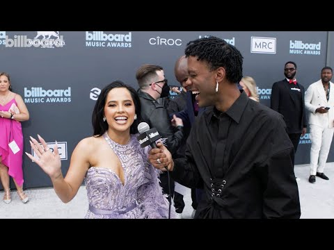 Becky G On Preparing For the BBMAs, 'Mamiii' With Karol G, Female Collabs & More | BBMAs 2022