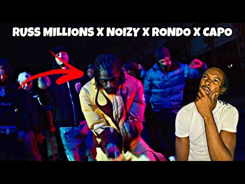 AMERICAN REACTS TO UK DRILL | Russ Millions ft. Noizy x RondoDaSosa x Capo Plaza - Dancer