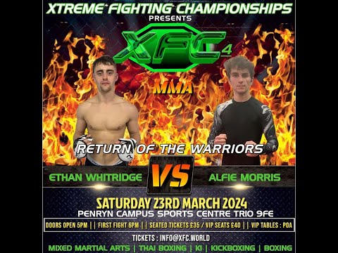 Alfie Morris V Ethan Whitridge at XFC 4 - Return Of The Warriors