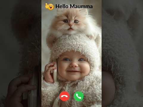 Fat Baby Calls “Hello Maumma… Tipi Tipi Tapa Tapa 📞  #cute
